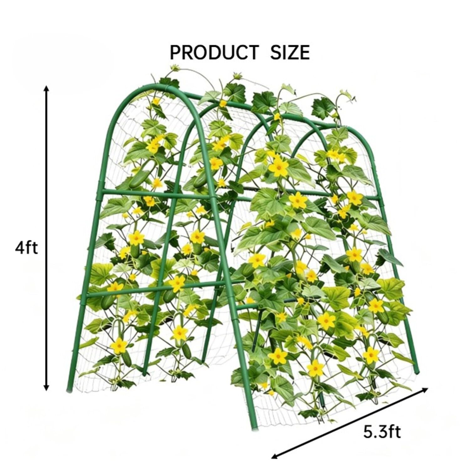 4x5.3FT Tuinbogenrooster voor  - Raised Garden Bed recensie en prijs
