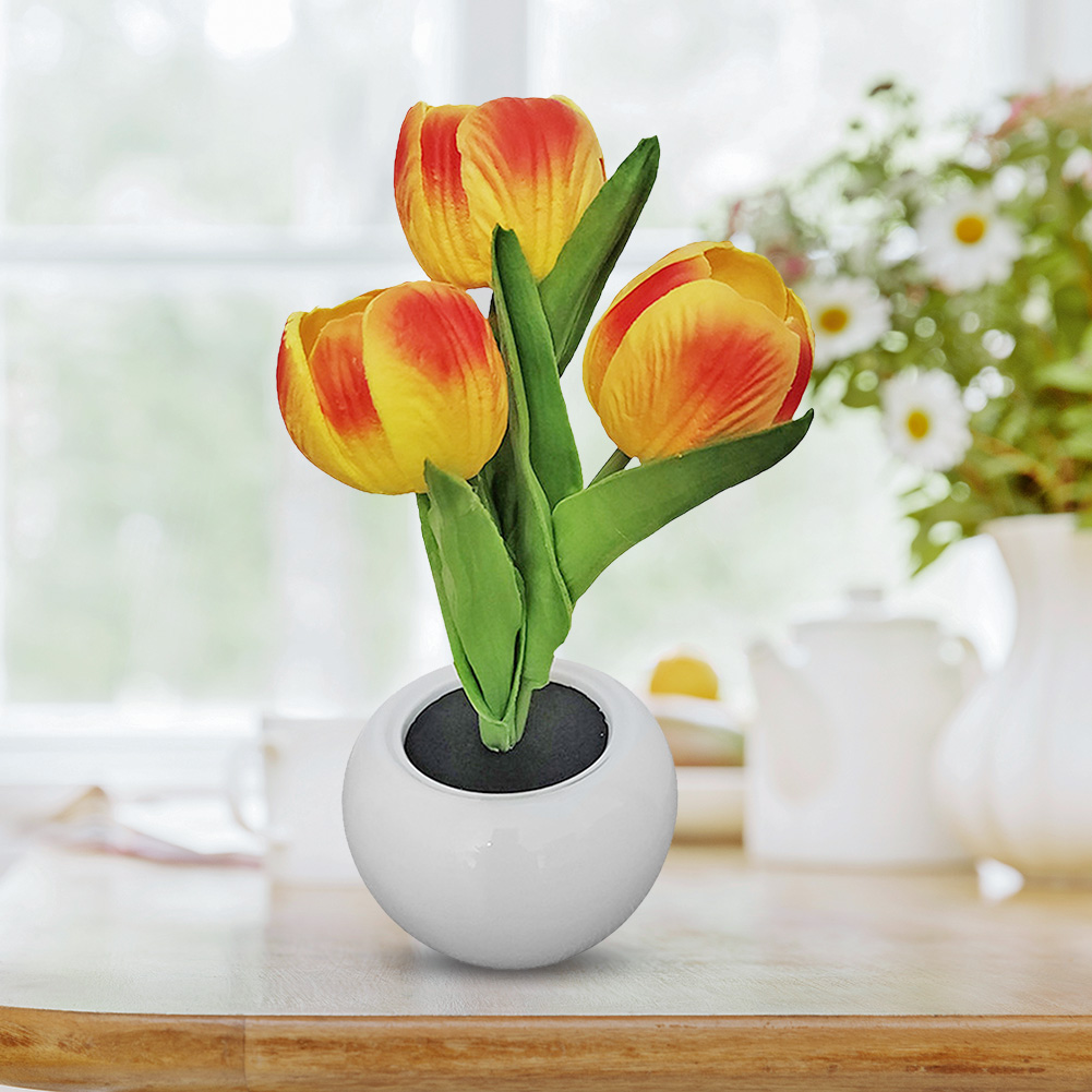 9x22cm Tulpentafellamp op batt - Plant Pot recensie en prijs