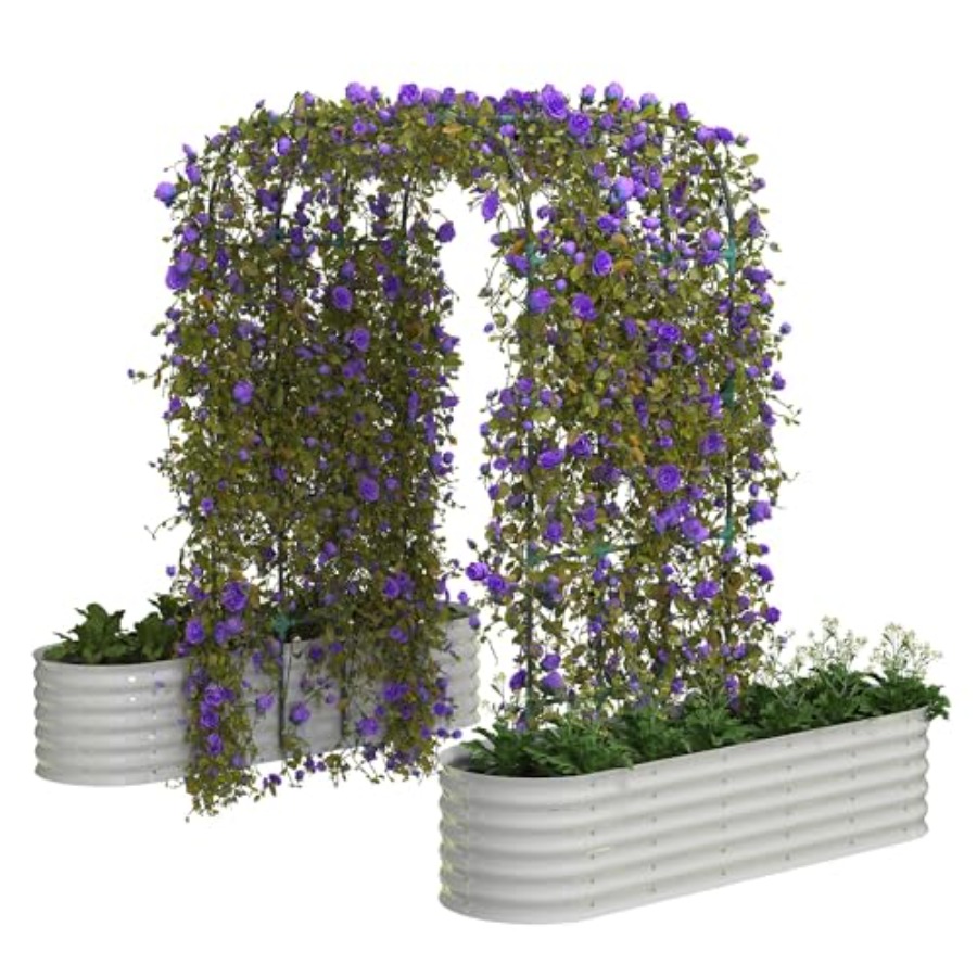 Verzinkt verhoogd tuinbed met  - Raised Garden Bed recensie en prijs