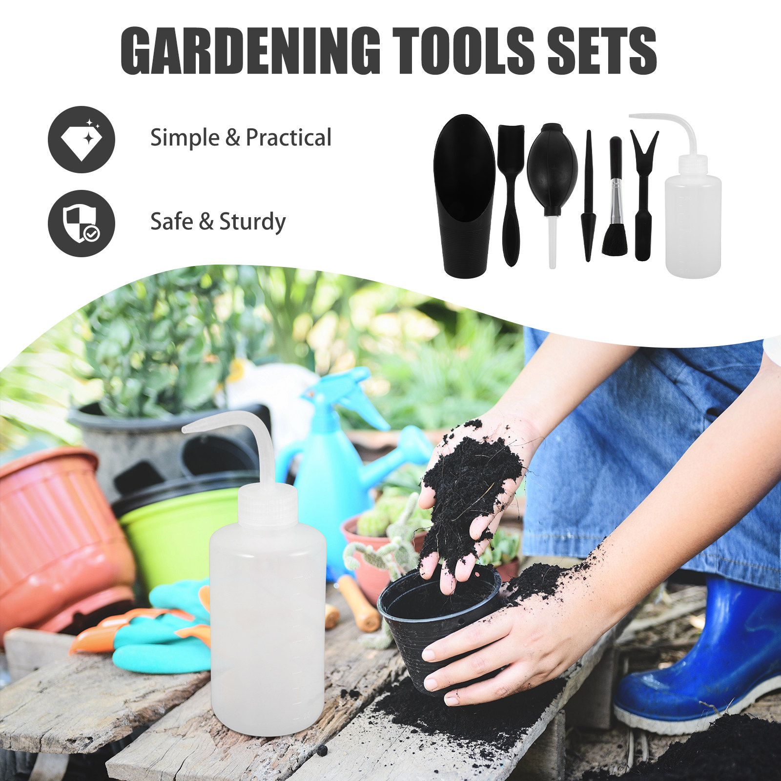 1 set tuiniergereedschap voor  - Trowel Garden Tools recensie en prijs