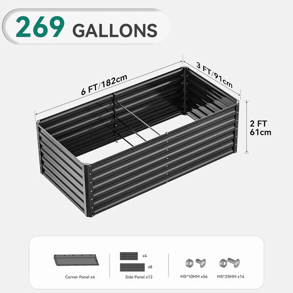 6x3x2ft Grote gegalvaniseerde  - Garden Gloves recensie en prijs