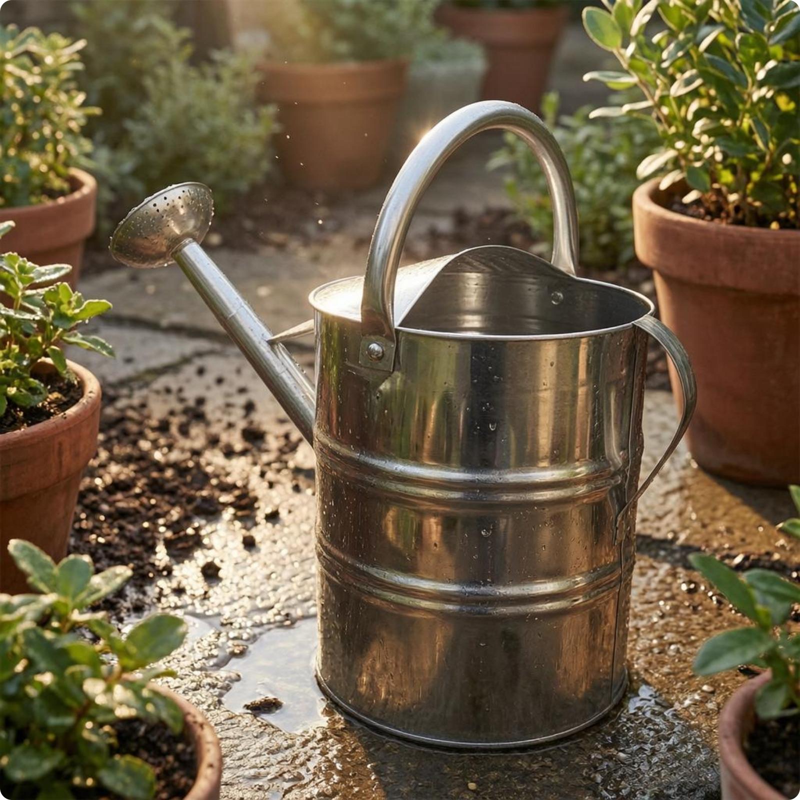 Tuinbloemen gieter van roestvr - Watering Can recensie en prijs