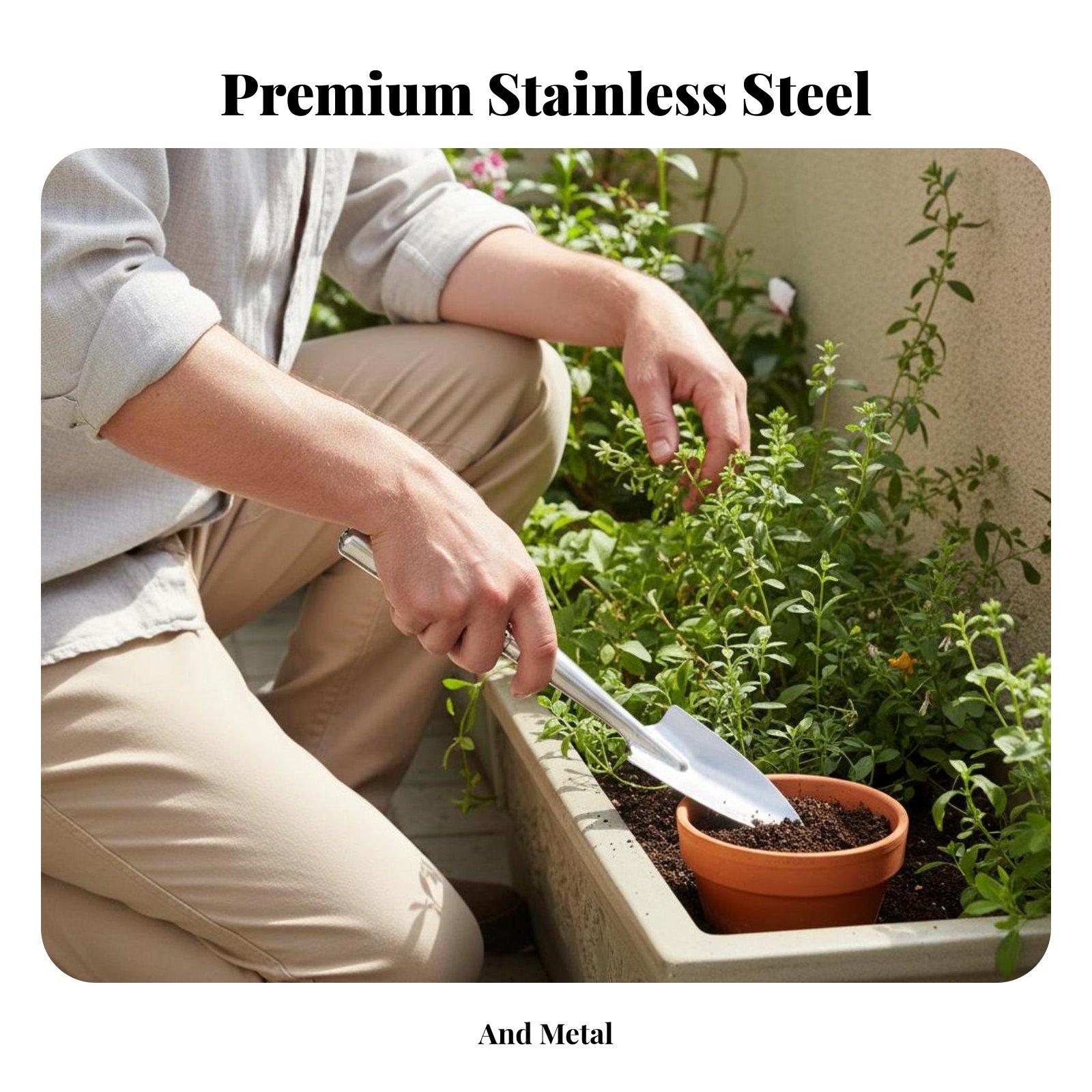 Mini-troffel van roestvrij sta - Trowel Garden Tools recensie en prijs