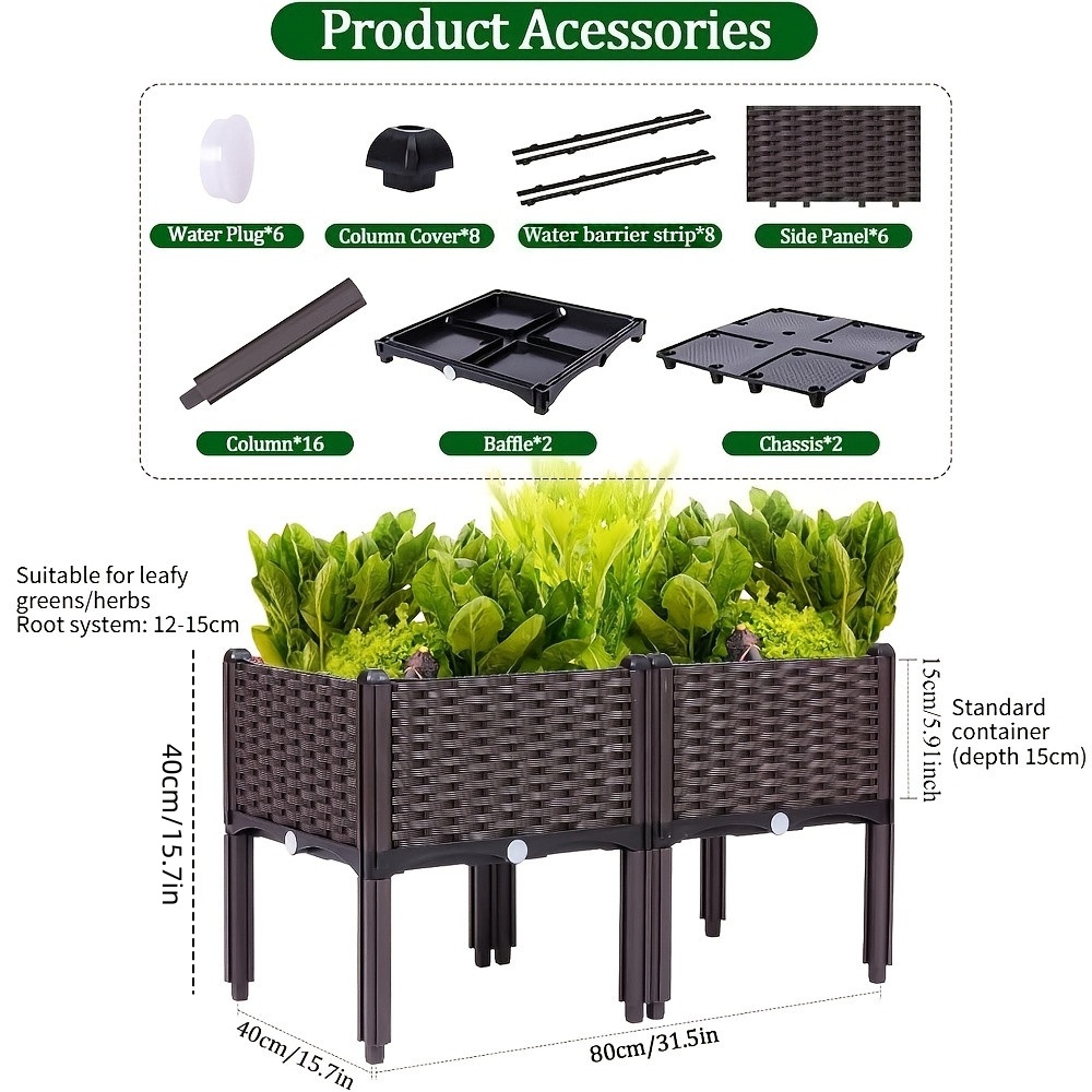 Verhoogde plantenbak voor de t - Self Watering Planter recensie en prijs